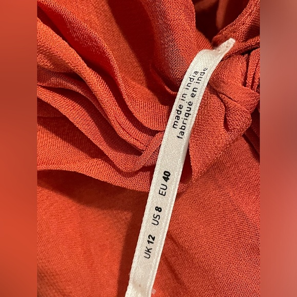 ANTHROPOLOGIE Twist-Front Slip Mini Dress-Size 8 New with Tags - Picture 12 of 13